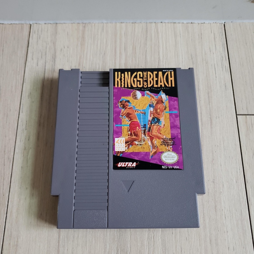 Kings Of The Beach Nintendo NES Game Ultra Games NTSC-U/C Cart Only 1989 Sports